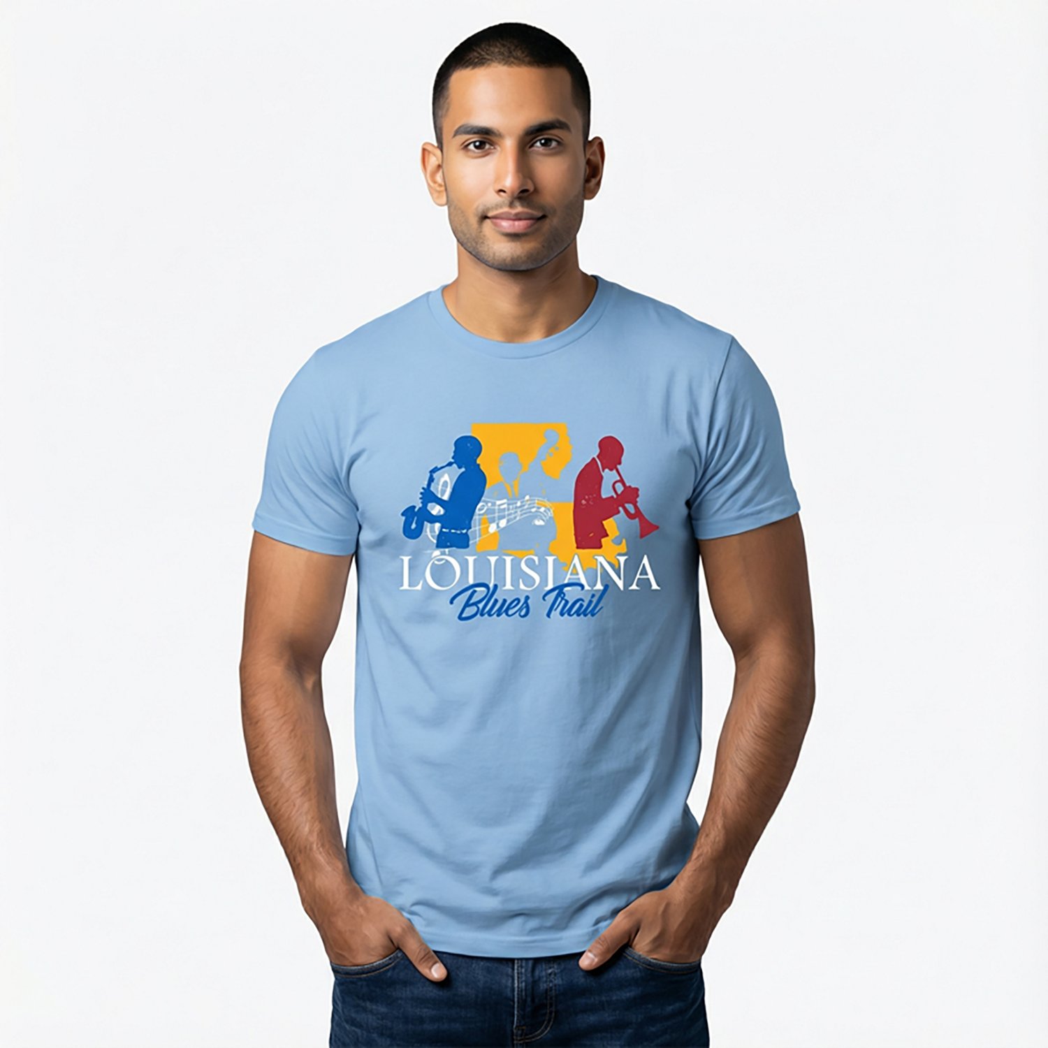 State Life Men's Louisiana The Trail Short Sleeve Graphic T-shirt - view number 2