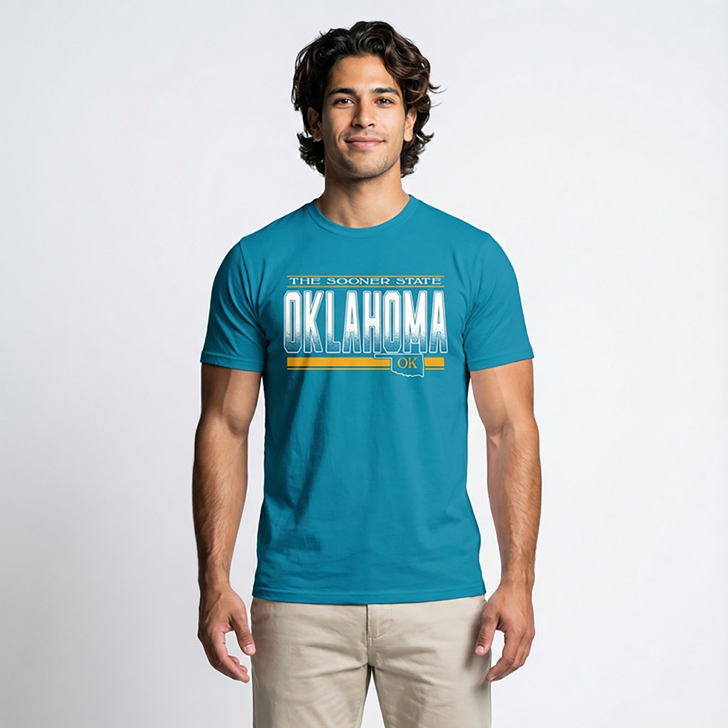 State Life Men's Oklahoma Blended Short Sleeve T-Shirt - view number 2