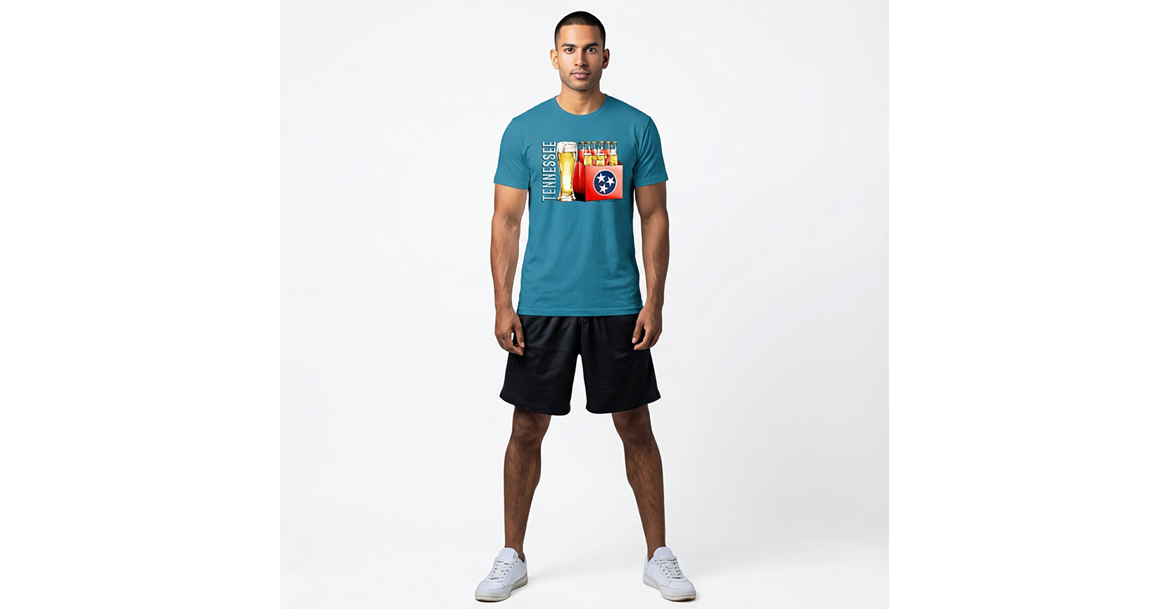 State Life Men's Tennessee Lager Beer Short Sleeve T-Shirt