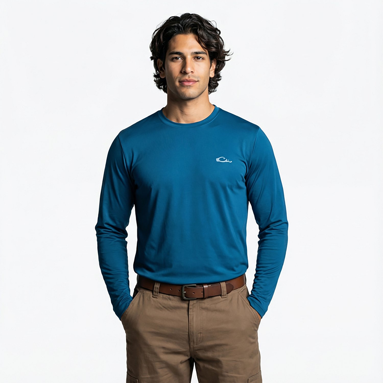Drake Men's Icon Americana Long Sleeve Graphic T-shirt - view number 2