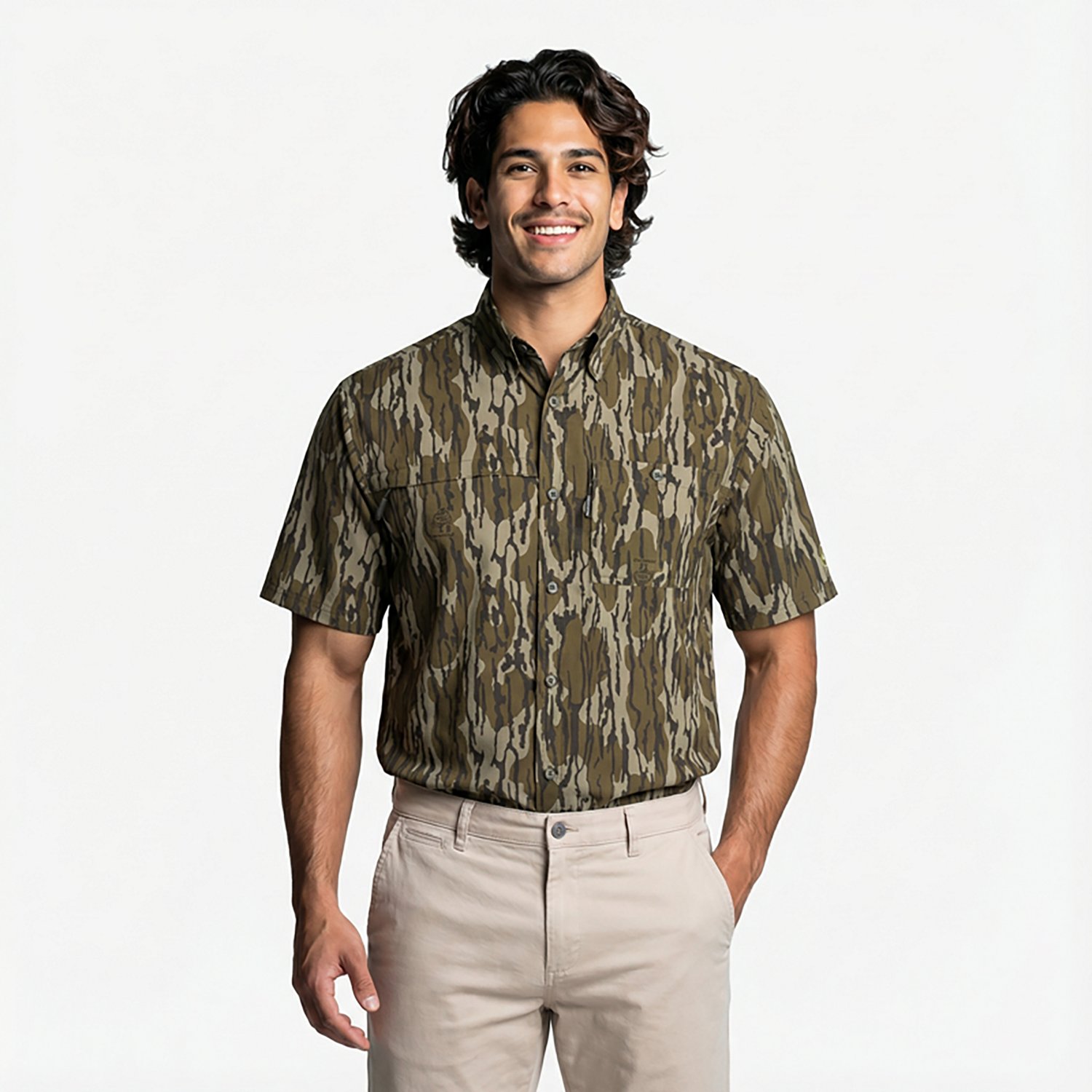 Drake Men's 8-Shot Flyweight Camo Polo Shirt - view number 2