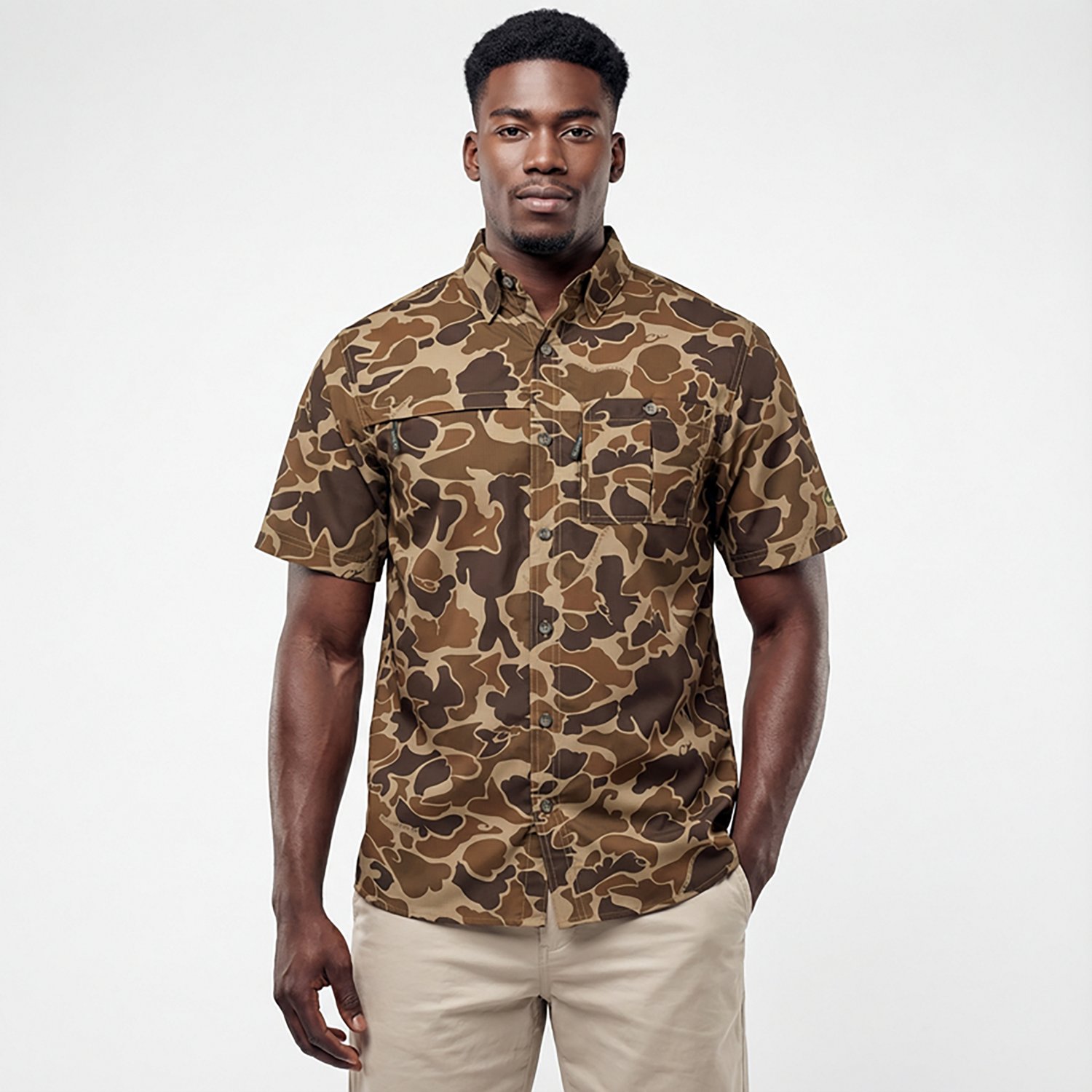 Drake Men's Dove Load Camo Short Sleeve Shirt - view number 2