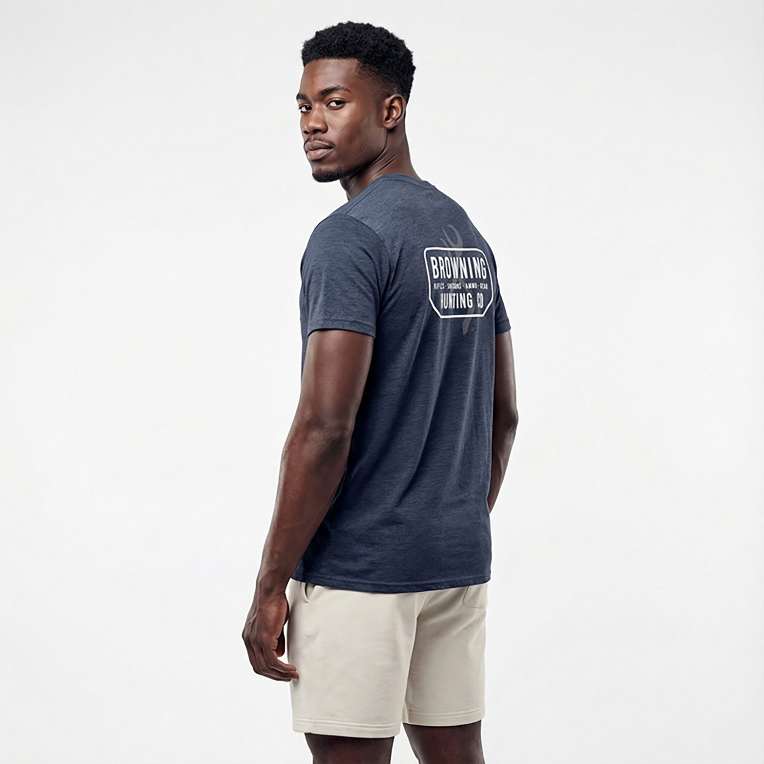 Browning Men's Gun Cross Flag Short Sleeve T-shirt - view number 2