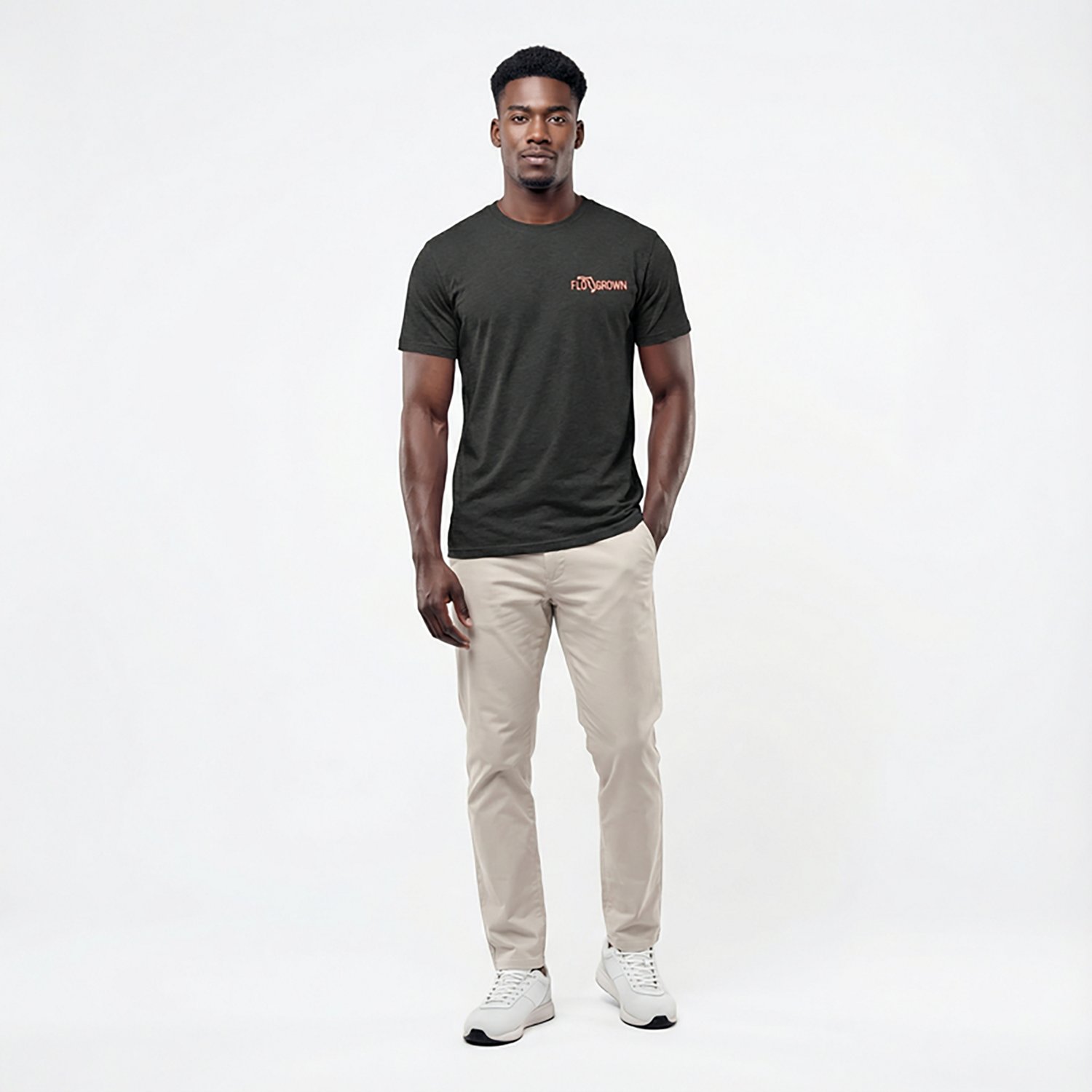 FLOGROWN Men's Neon Vibes Short Sleeve T-shirt