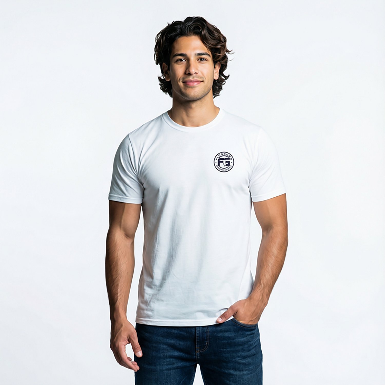 FLOGROWN Men's Florida Lifestyle Collage T-shirt - view number 2