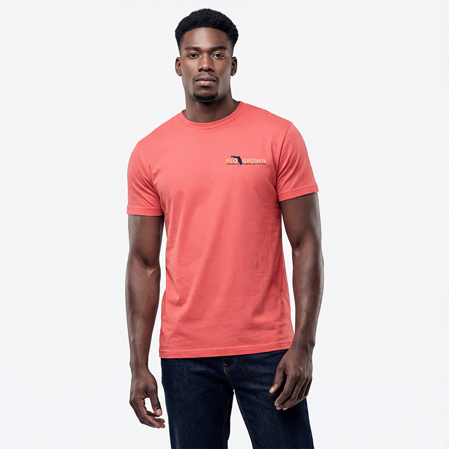FLOGROWN Men's Crest Beach Poster Short Sleeve T-shirt - view number 2