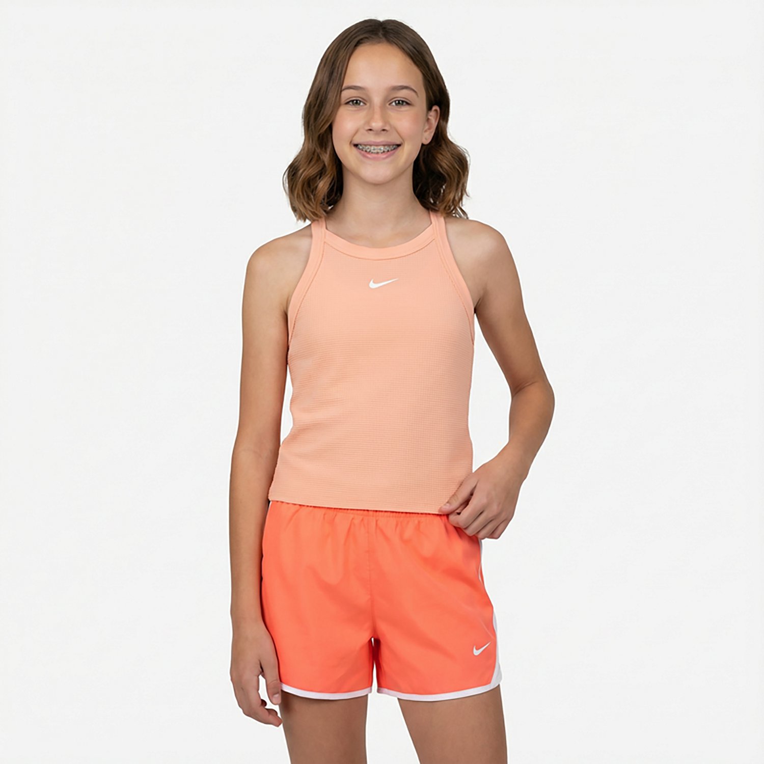 Nike Girls' High Neck FM Sport Bra Tank Top - view number 2