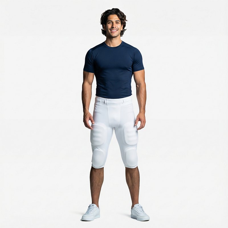 Champro Adult Touchback Football Practice Pants, Men's, Medium, White