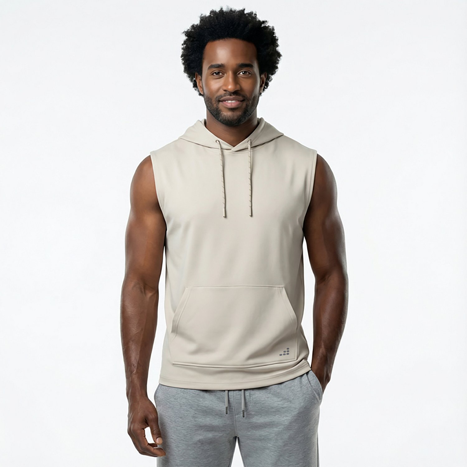 BCG Men's Tech Knit Sleeveless Hoodie - view number 2