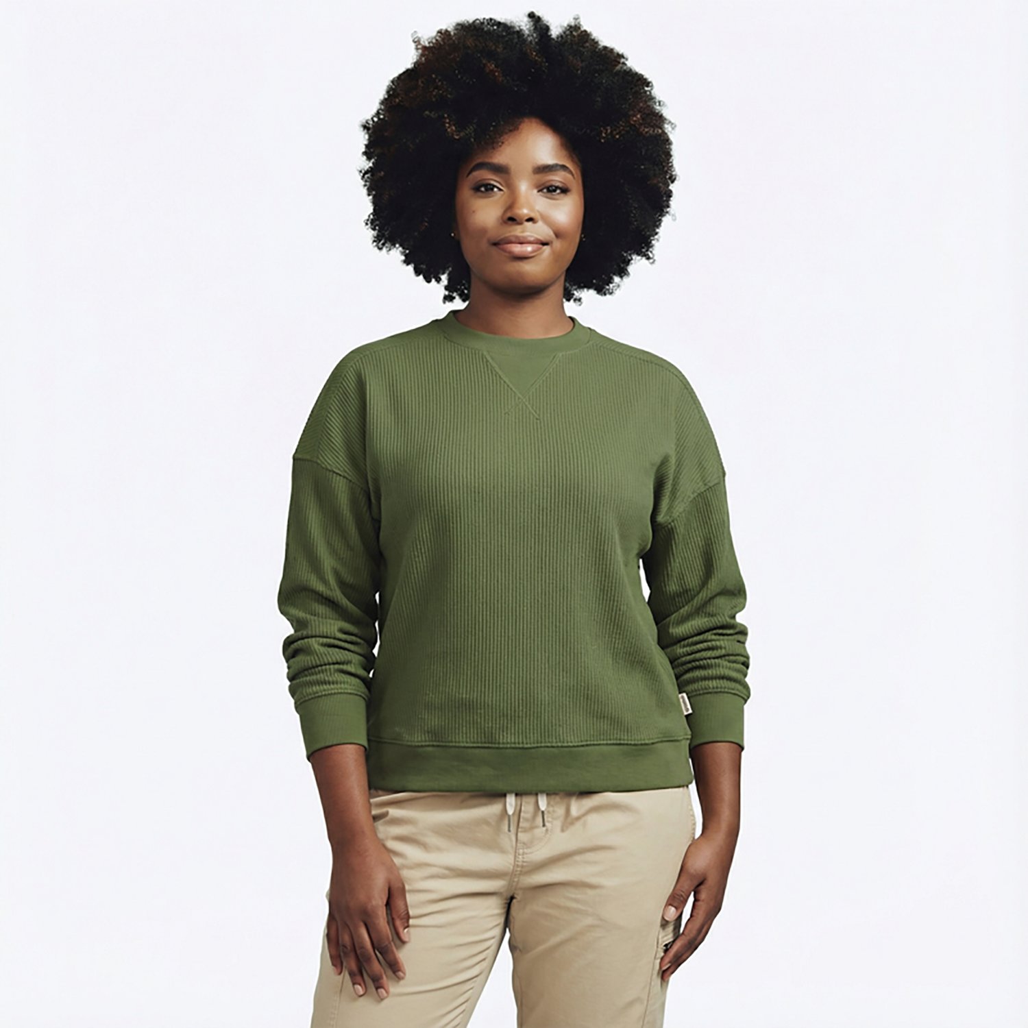 Magellan Outdoors Women's Campfire Crew Neck Ribbed Pullover - view number 2