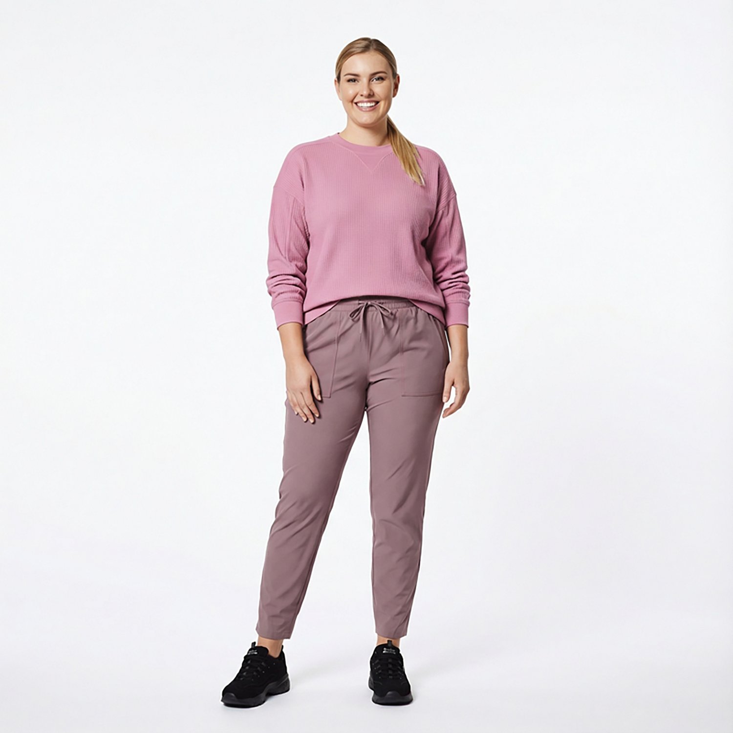 Magellan Outdoors Women's Campfire Crew Neck Ribbed Pullover - view number 3