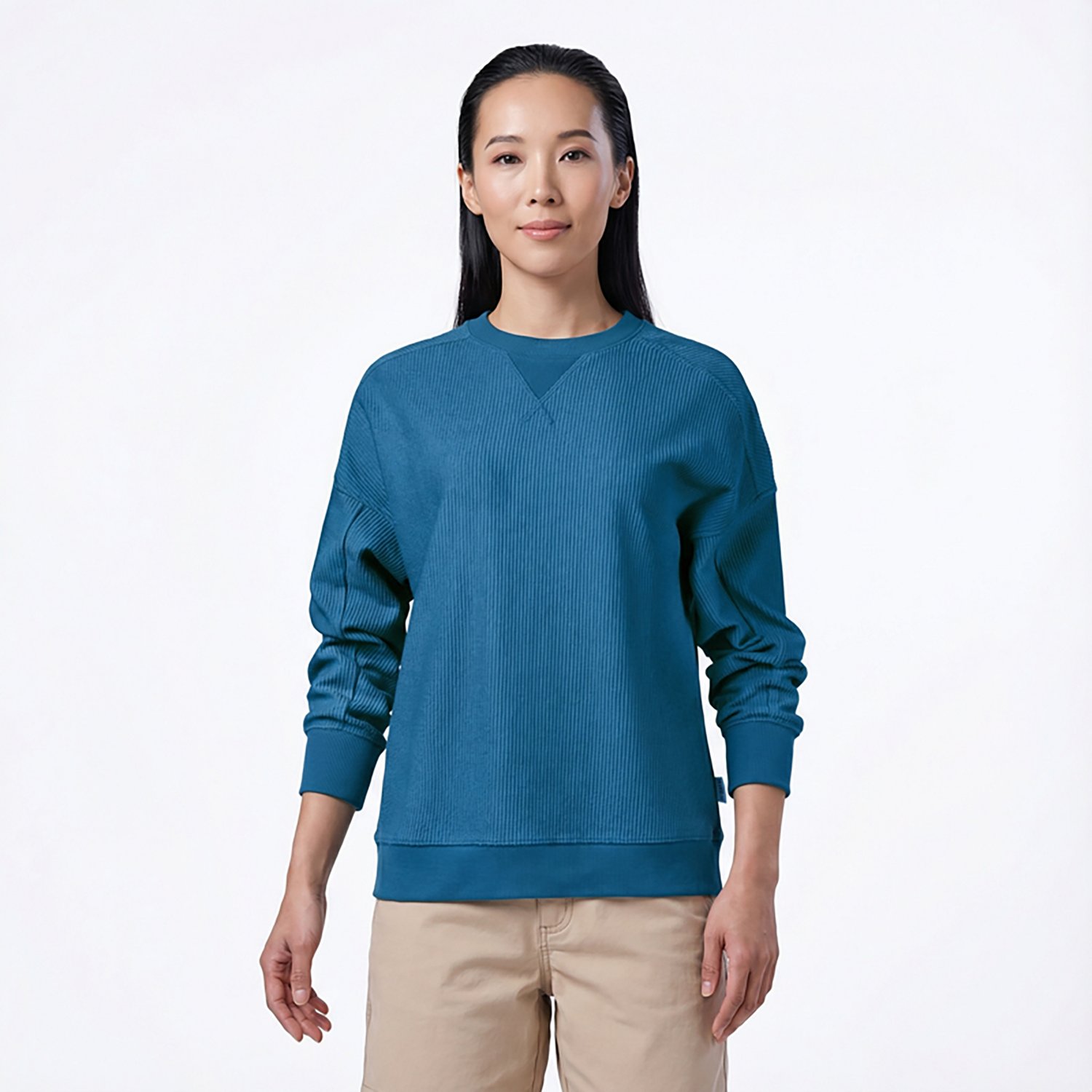 Magellan Outdoors Women's Campfire Crew Neck Ribbed Pullover - view number 2