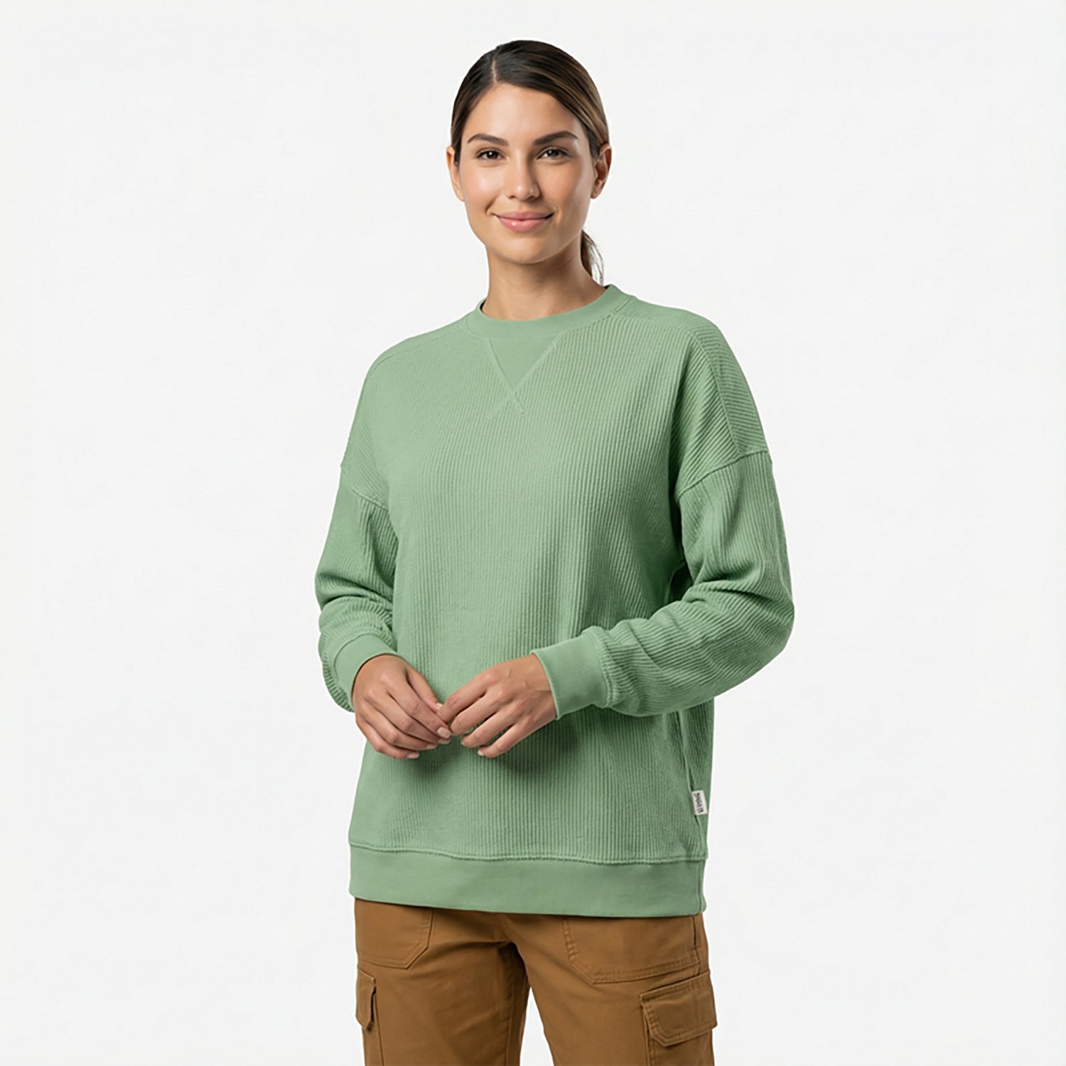 Magellan Outdoors Women's Campfire Crew Neck Ribbed Pullover - view number 2
