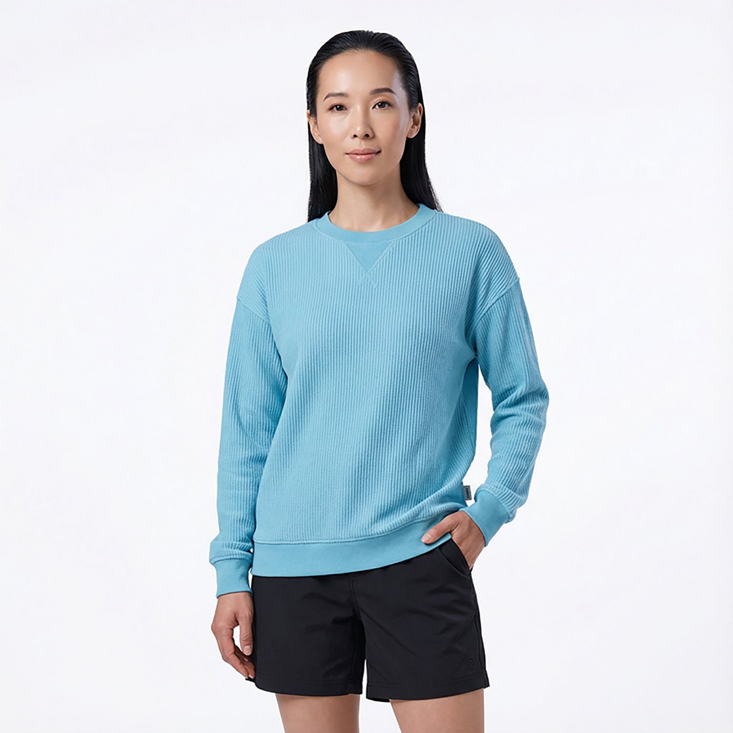 Magellan Outdoors Women's Campfire Crew Neck Ribbed Pullover - view number 6
