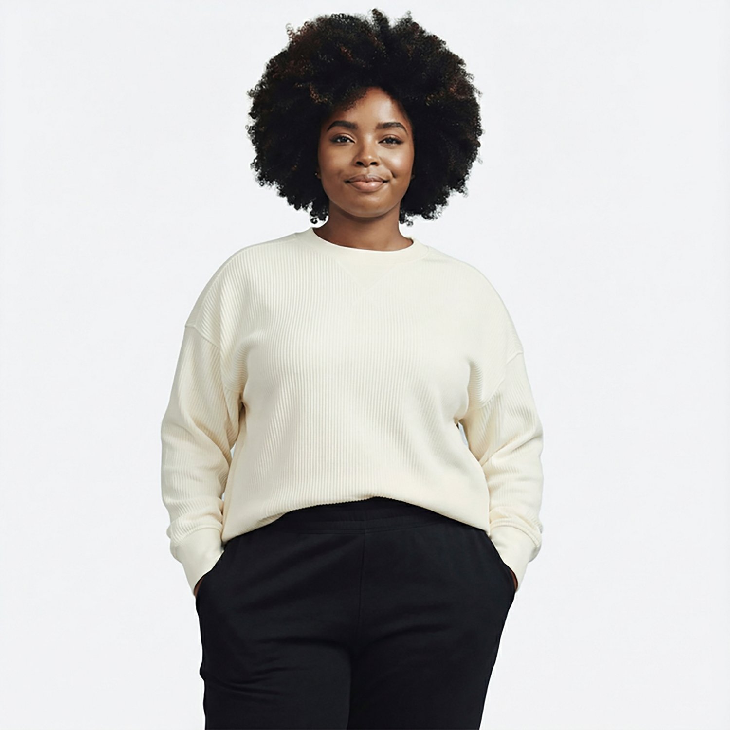 Magellan Outdoors Women's Campfire Crew Neck Ribbed Pullover - view number 5