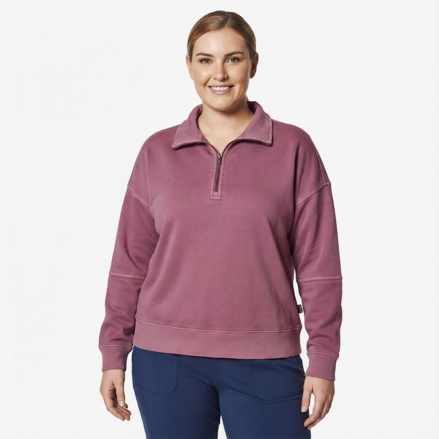 Magellan Outdoors Women's Campfire Washed 1/2-Zip Sweatshirt - view number 2