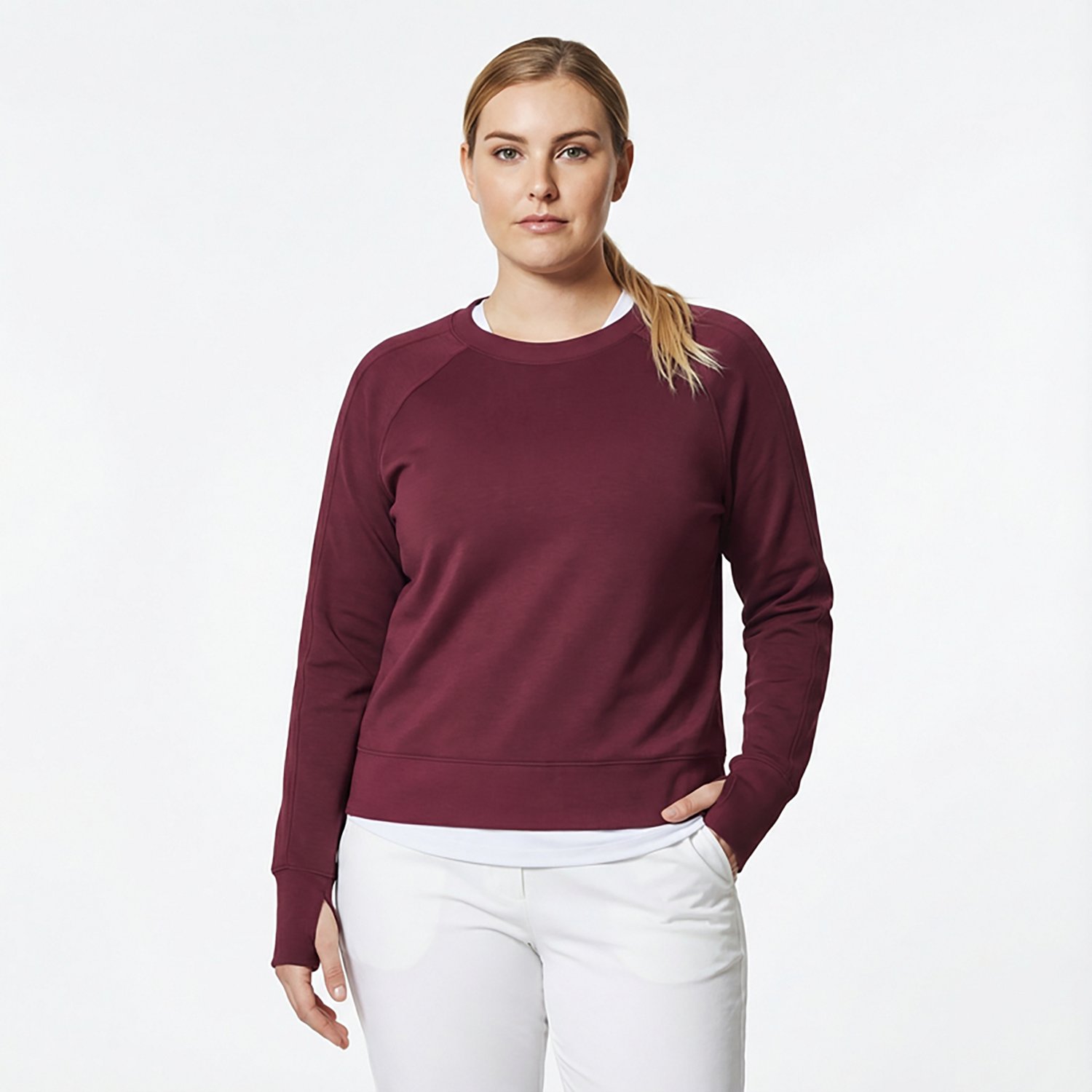BCG Women's Fleece Long Sleeve Pullover Top - view number 2