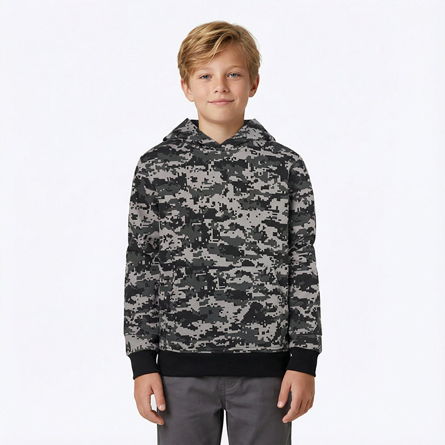 BCG Boys' Lifestyle Cotton Fleece Minecraft Camo Hoodie - view number 2