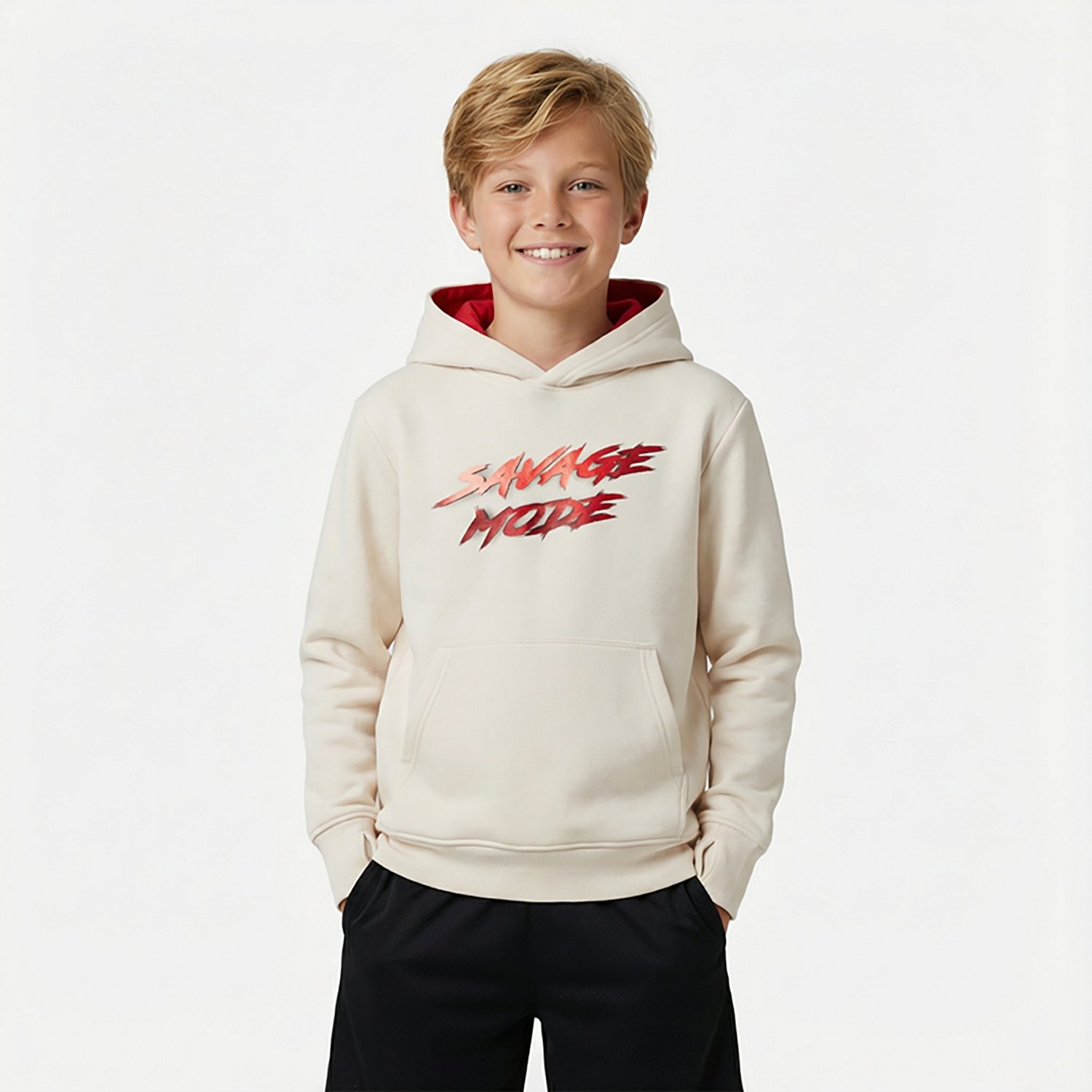 BCG Boys' Lifestyle Savage Mode Hoodie - view number 2