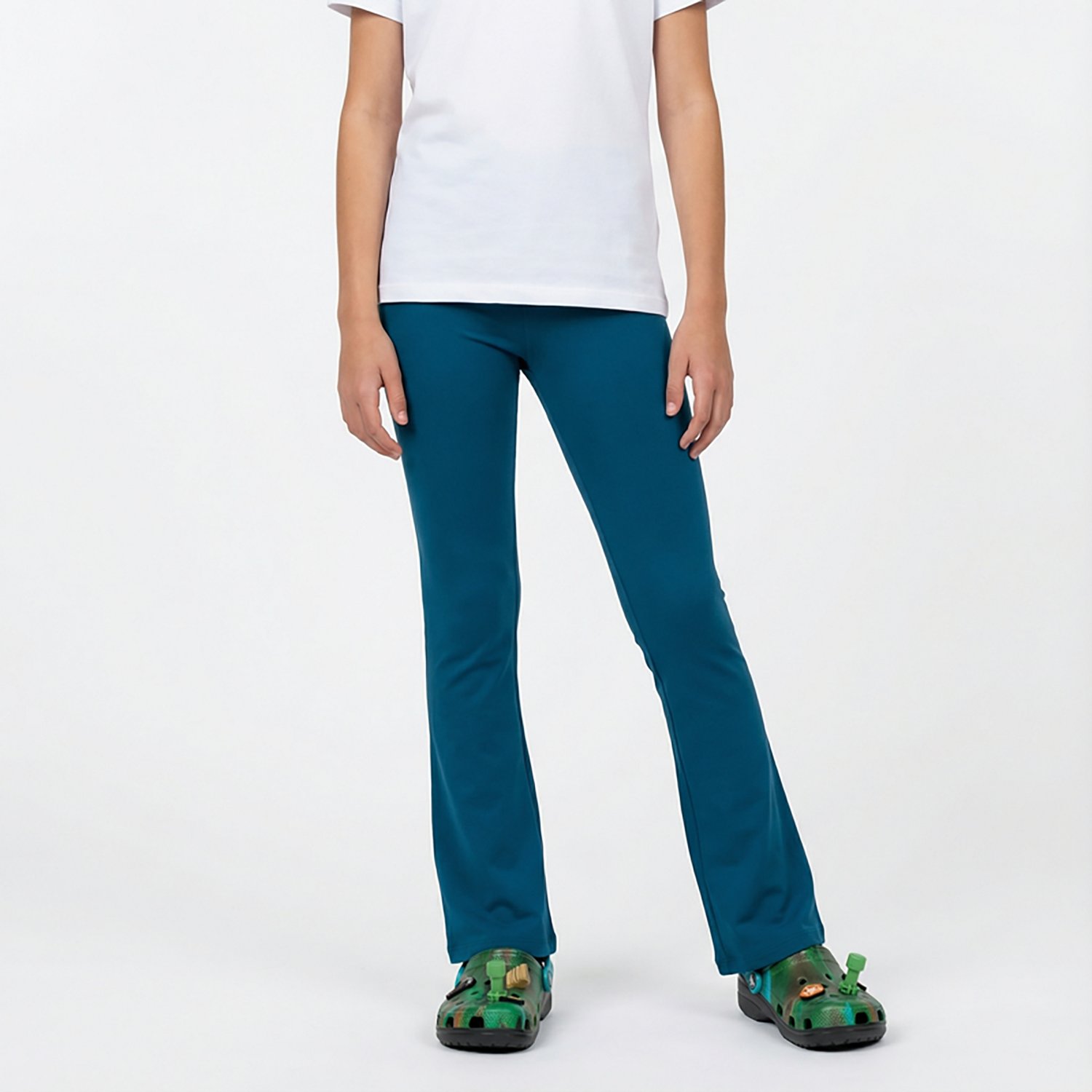 BCG Girls' Cotton Slit Flare Leggings - view number 2