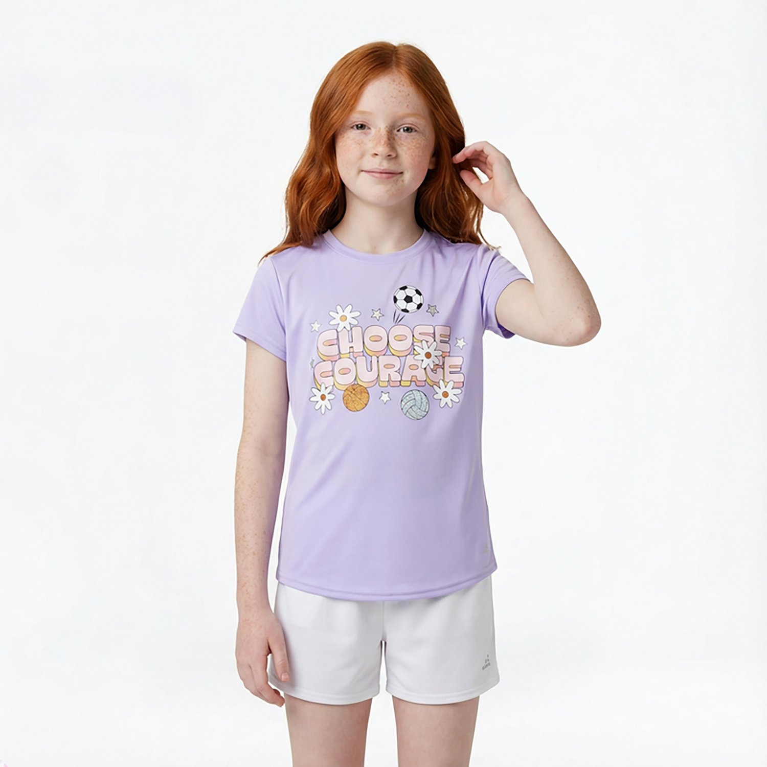 BCG Girls' Training Turbo Courage Graphic Short Sleeve T-shirt - view number 2