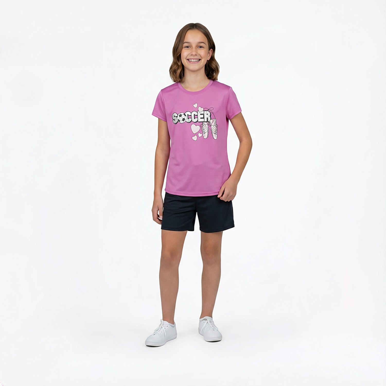 BCG Girls' Turbo GFX Short Sleeve Graphic T-shirt