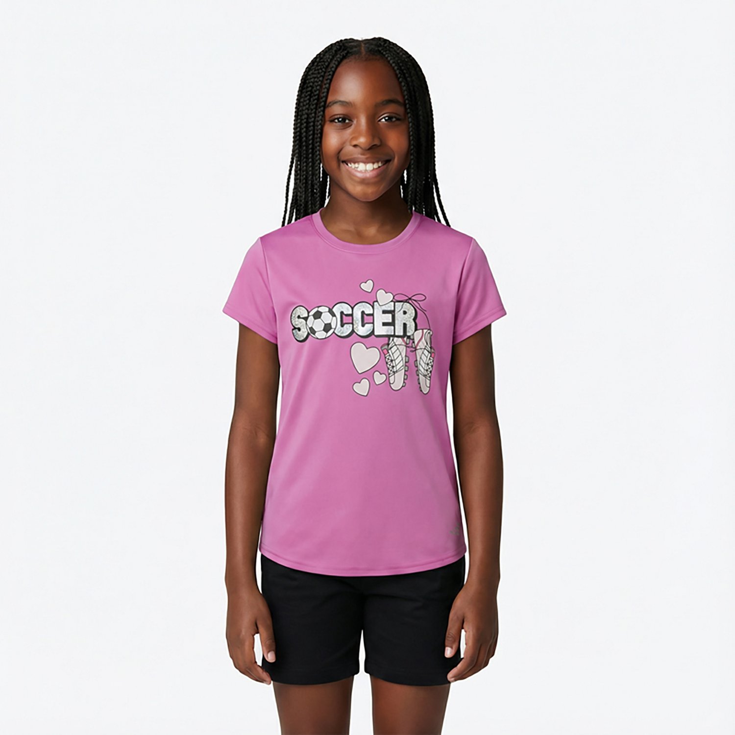 BCG Girls' Turbo GFX Short Sleeve Graphic T-shirt - view number 2