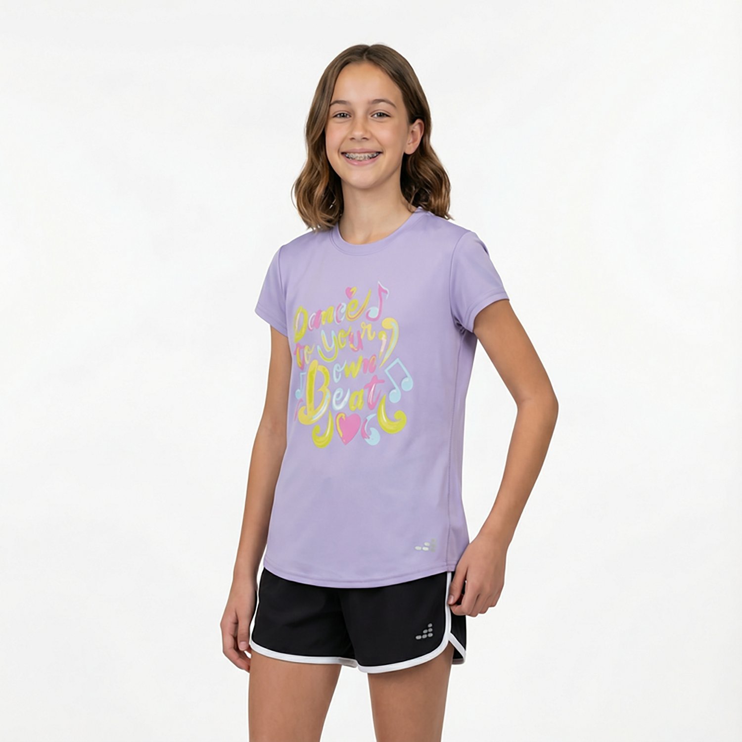 BCG Girls' Turbo Graphic Short Sleeve T-shirt - view number 2