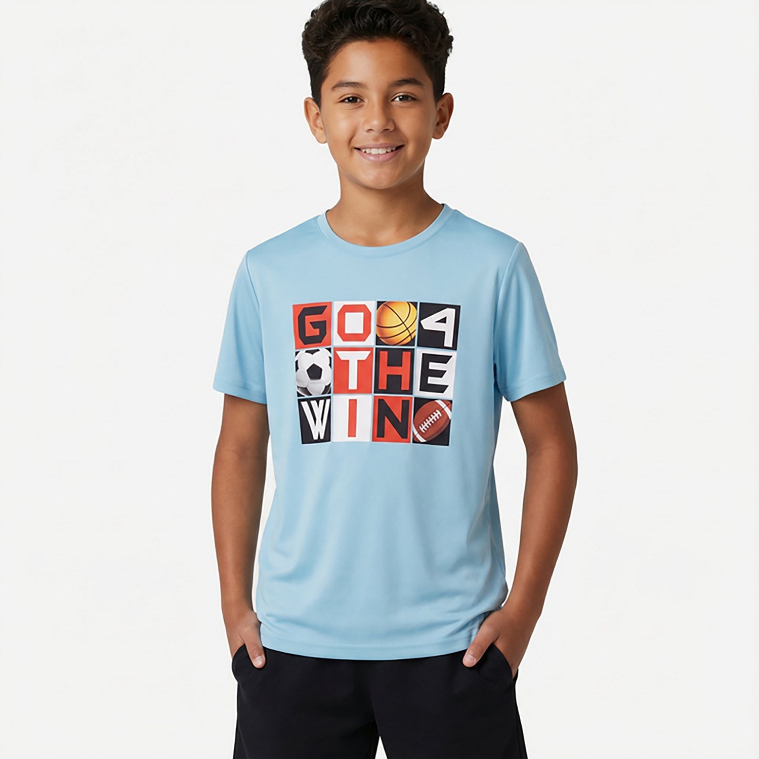 BCG Boys' Training Go for the Win Short Sleeve Graphic T-shirt - view number 2