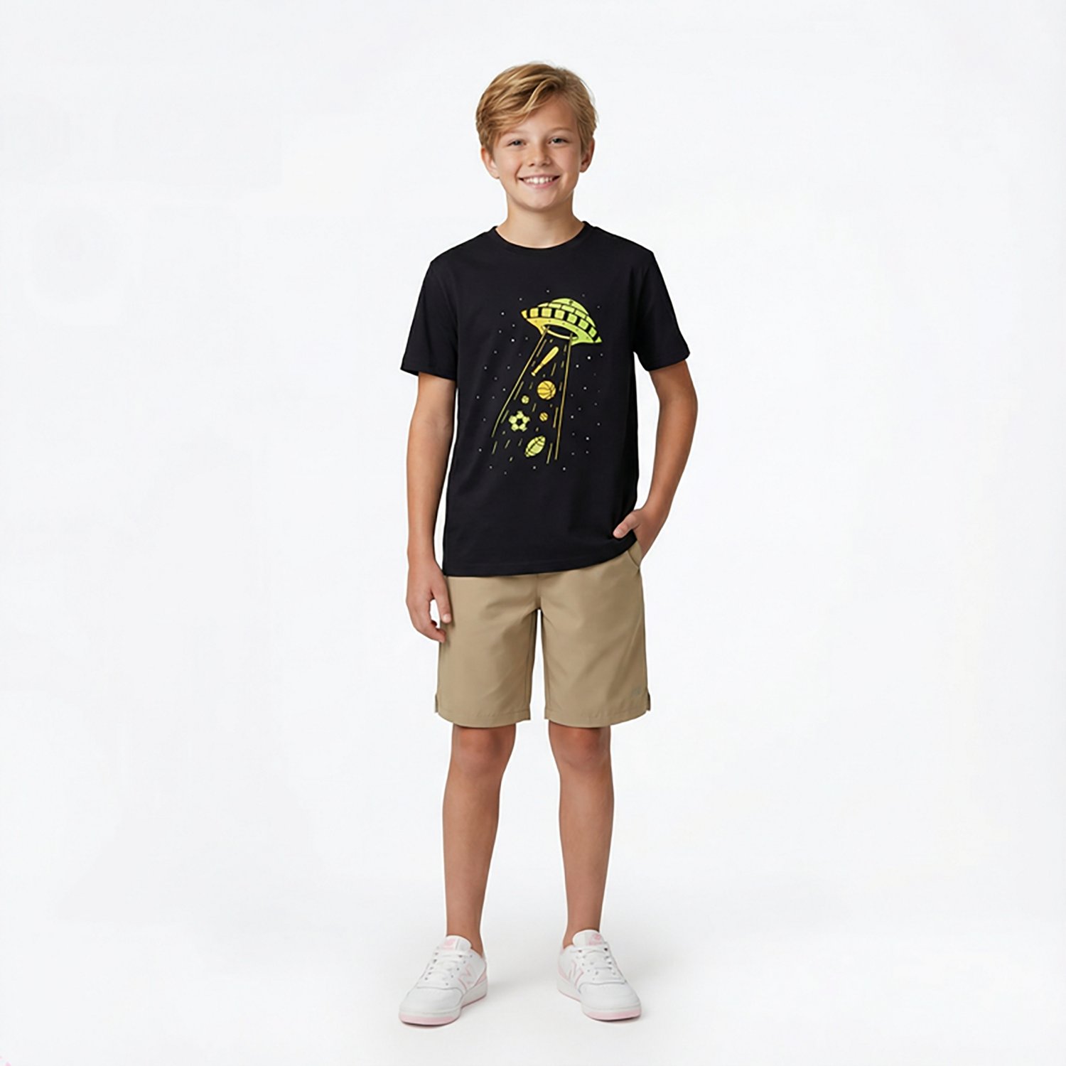 BCG Boys' Lifestyle Sports UFO T-shirt