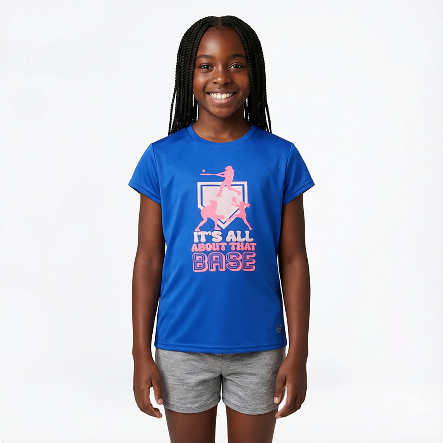 BCG Girls' Turbo GFX Base Short Sleeve Graphic T-shirt