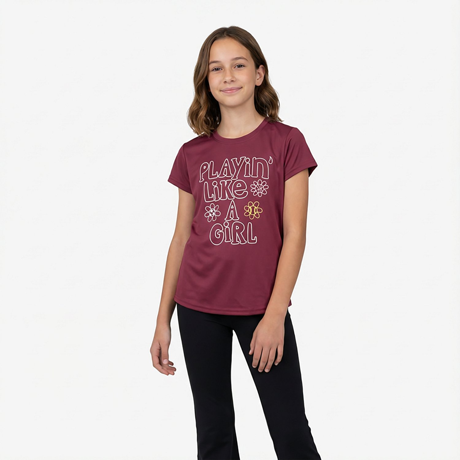 BCG Girls' Turbo Graphic Short Sleeve T-shirt - view number 2