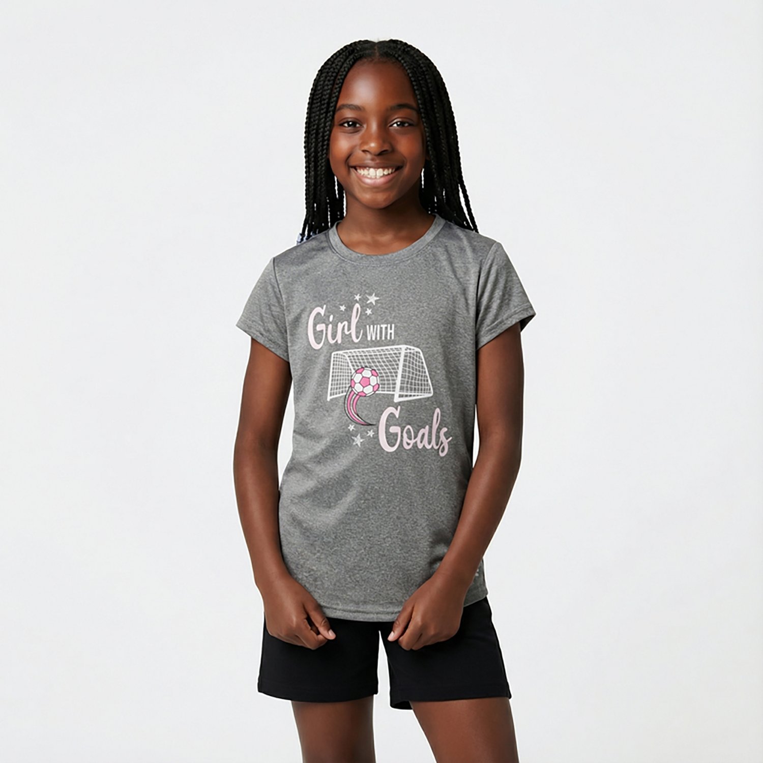 BCG Girls' Turbo Goals Graphic T-shirt - view number 2