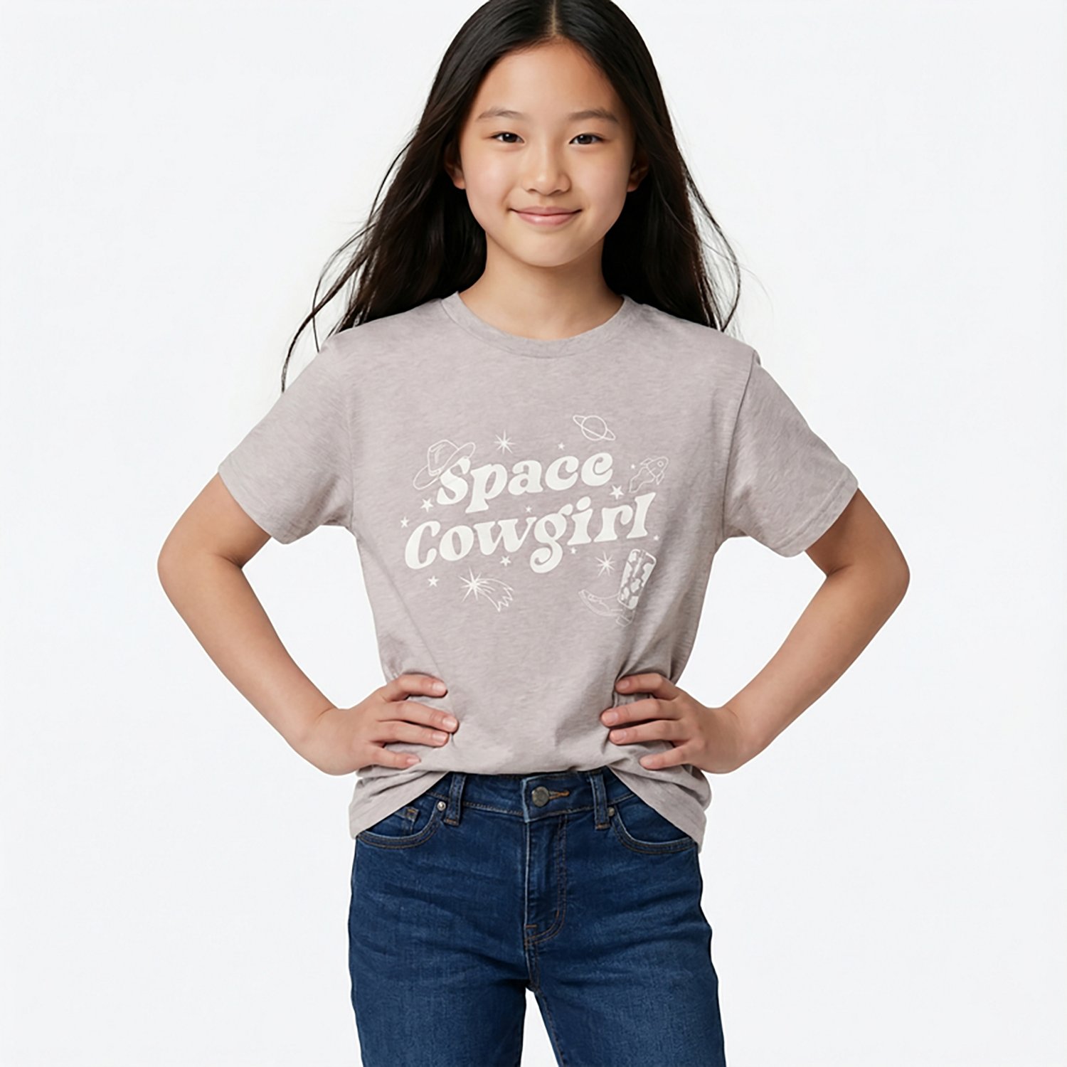 BCG Girls' Boxy Space Graphic T-shirt - view number 2