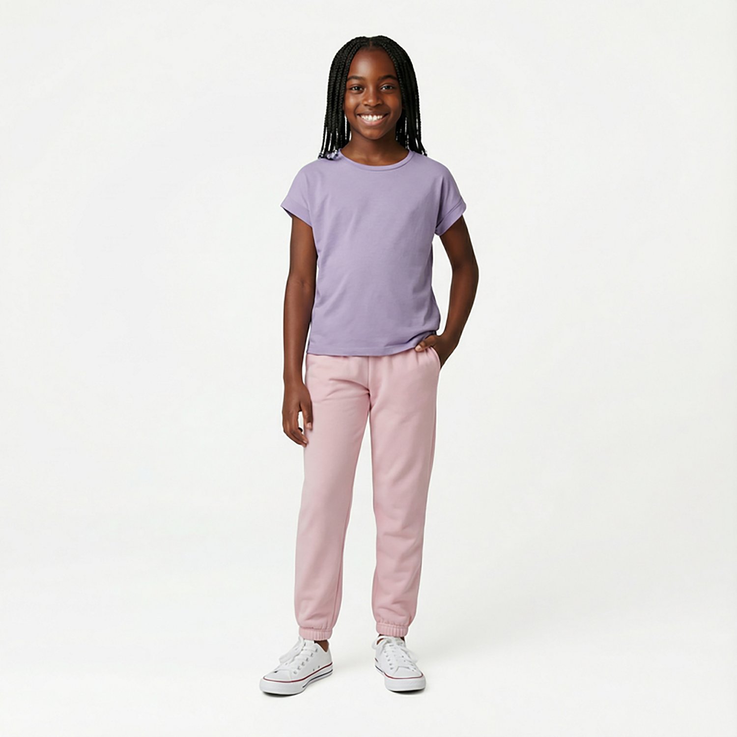 BCG Girls' Cotton Fleece Jogger