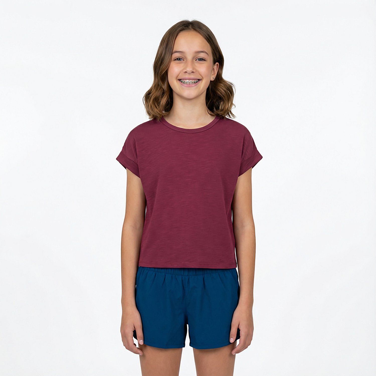 BCG Girls' Slub Cut-Out T-shirt - view number 2