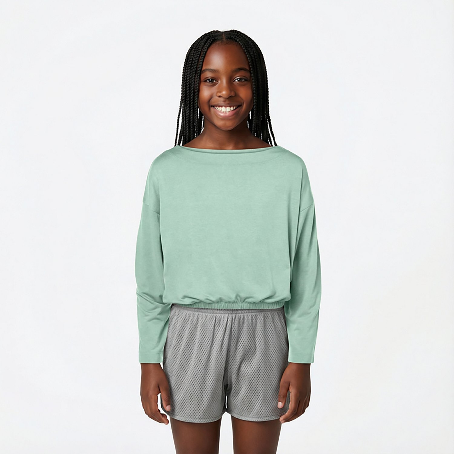 BCG Girls' Shoulder Play Long Sleeve T-shirt - view number 2