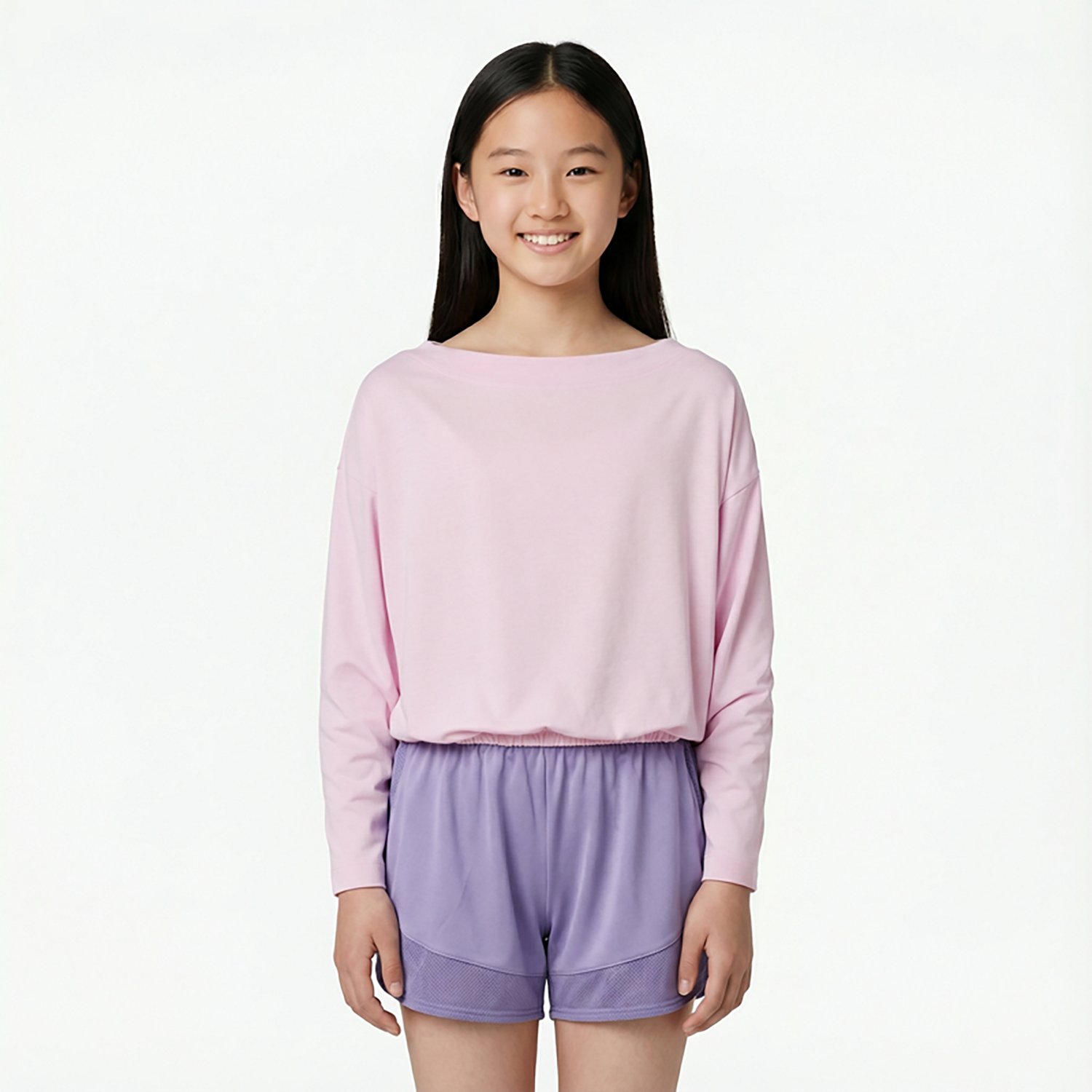 BCG Girls' Shoulder Play Long Sleeve T-shirt - view number 2