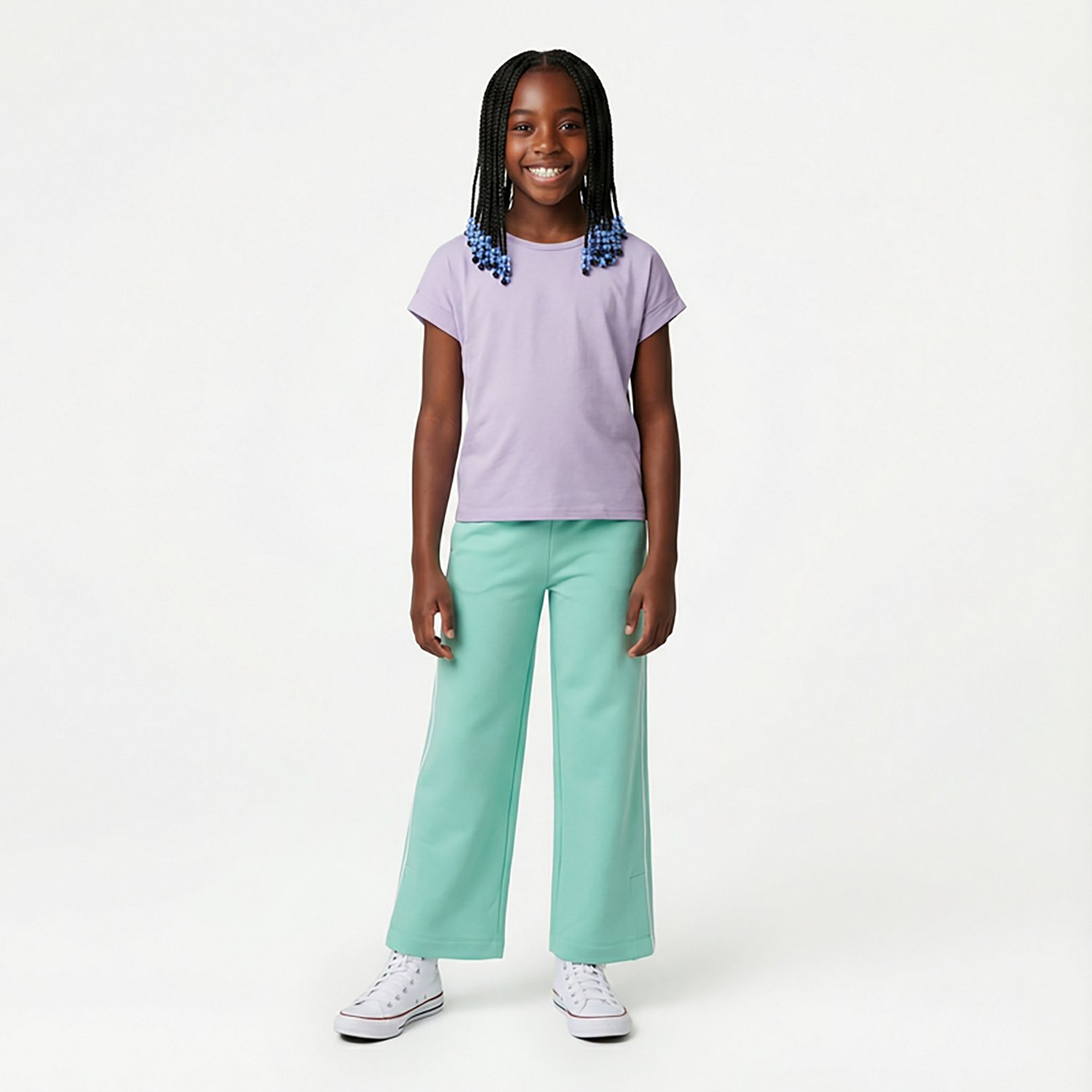 BCG Girls' Double Knit Wide Leg Pants