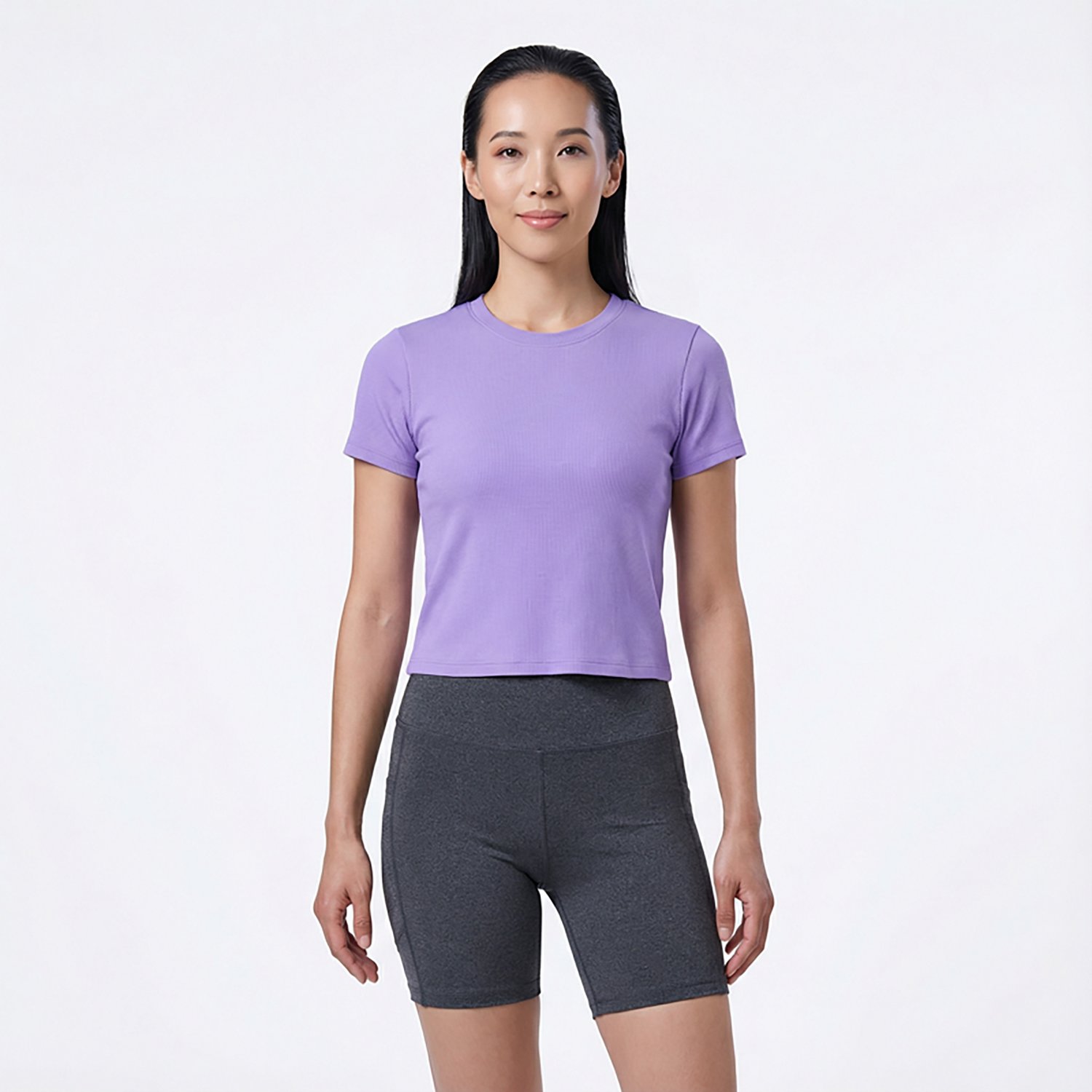 BCG Women's Rib Crop T-shirt - view number 2