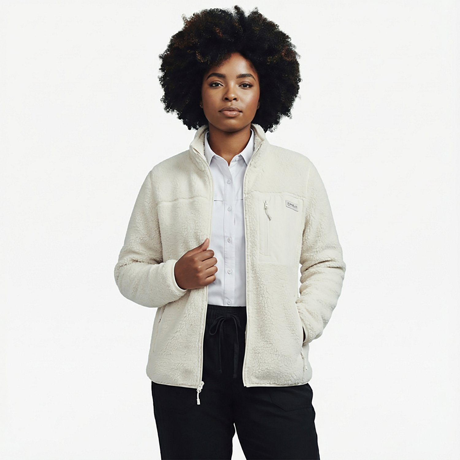 Magellan Outdoors Women's Campfire Fleece Sherpa Jacket - view number 2