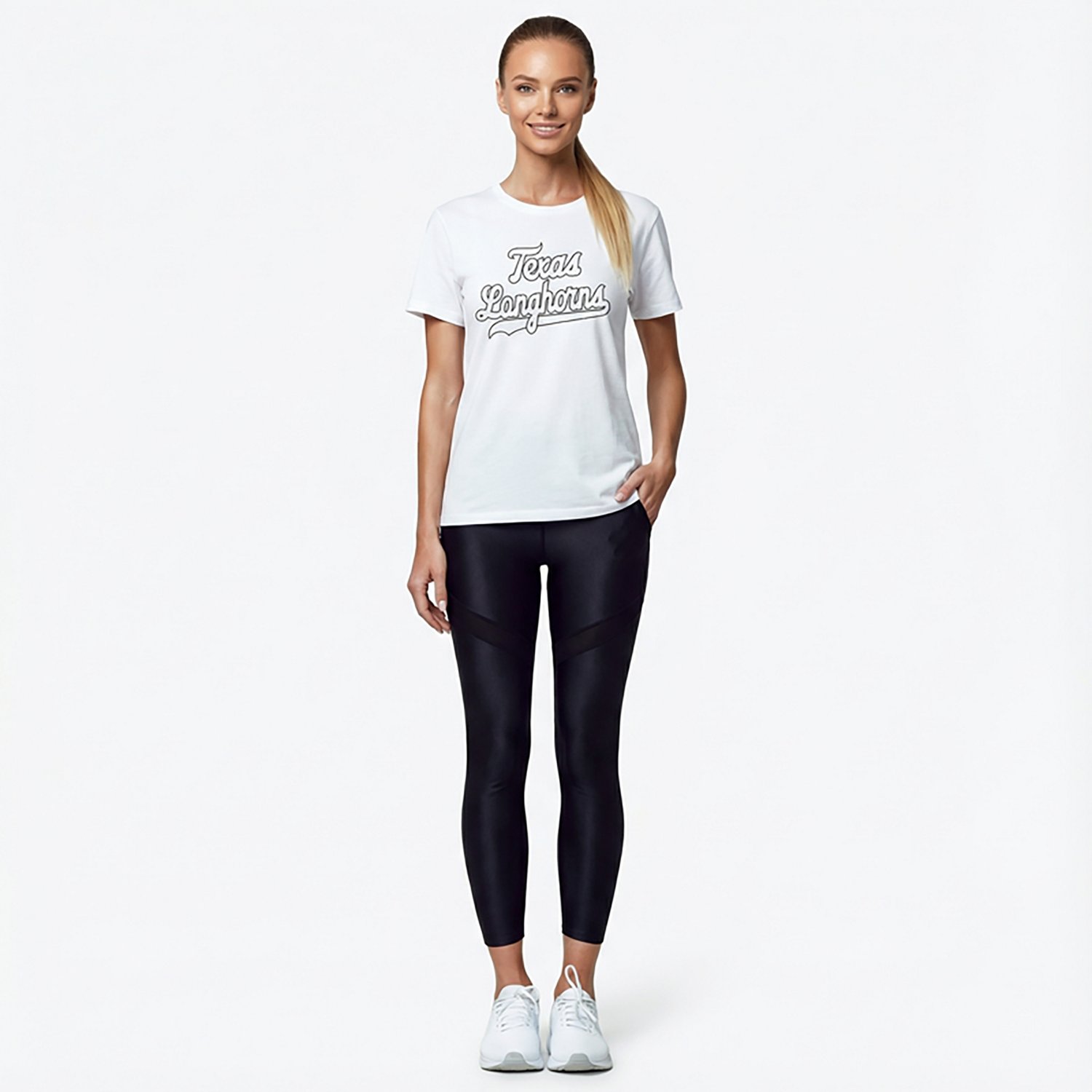 Retro Brand Women’s University of Texas Script Longhorns Boxy T-shirt