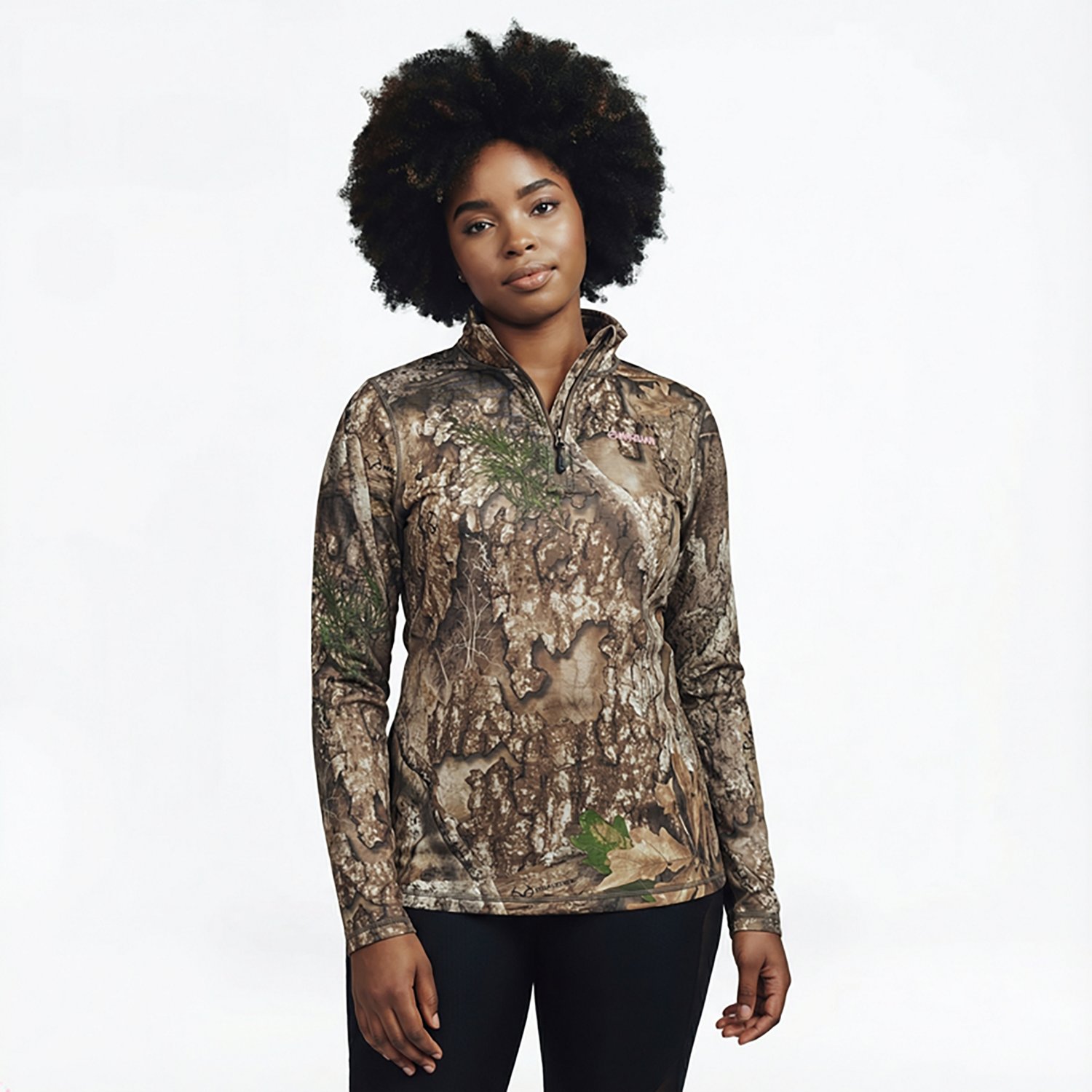 Magellan Outdoors Women's HuntGear Crockett 1/4 Zip Long Sleeve Pullover - view number 2