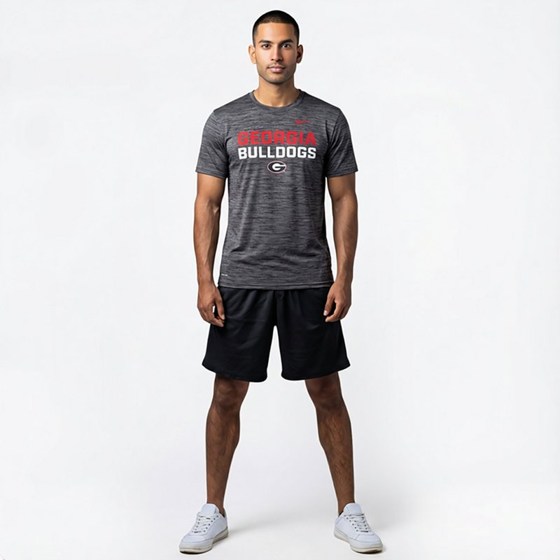 Nike Men's Georgia Velocity Center Stack T-Shirt
