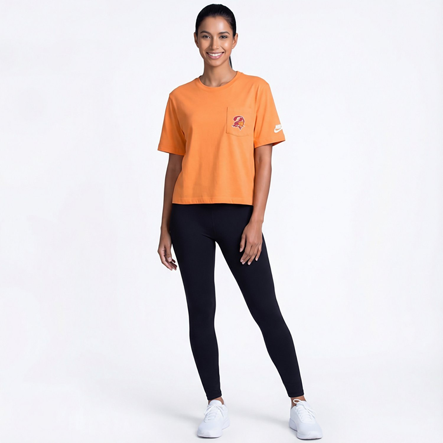 Nike Women's Buccaneers Rewind Pocket Boxy T-shirt