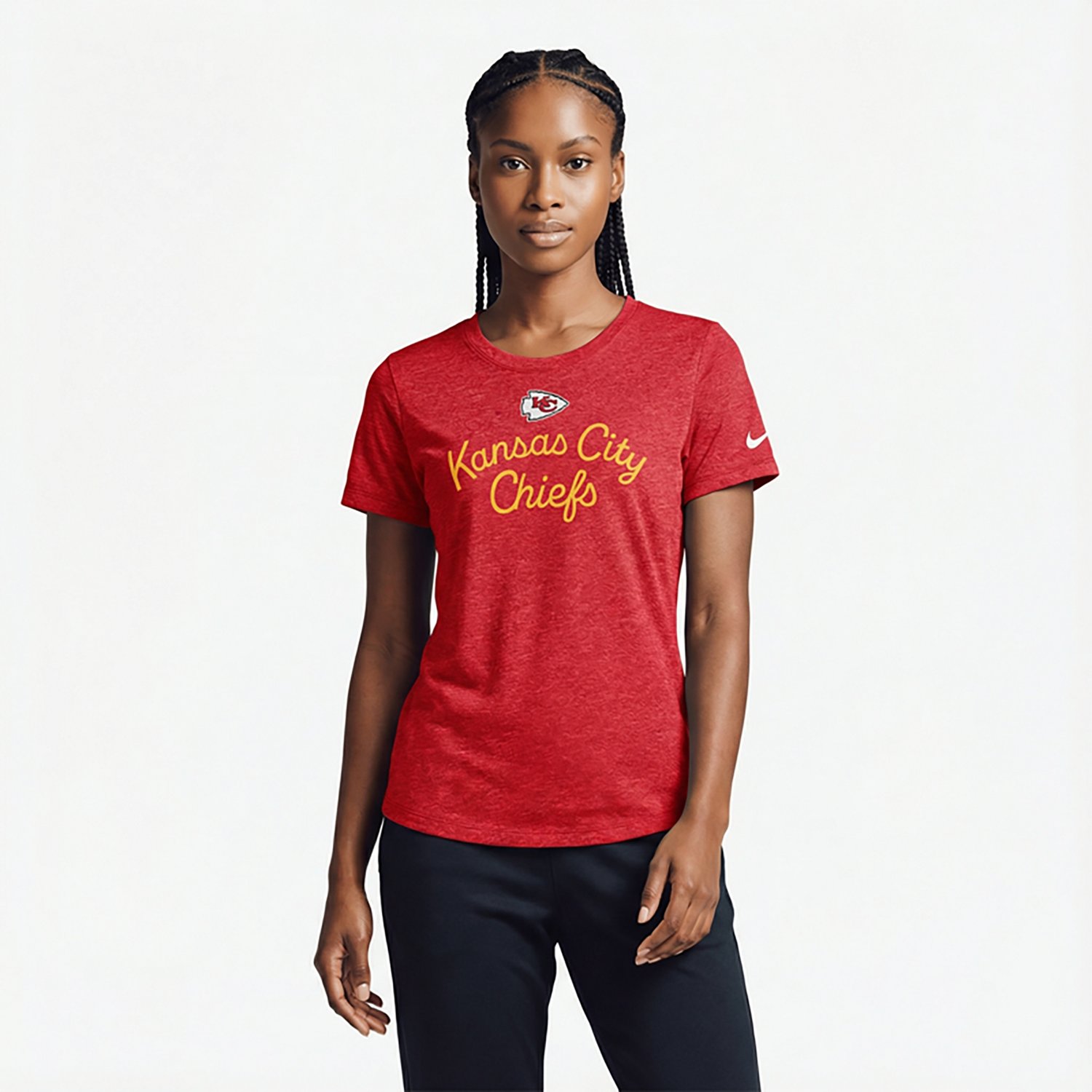 Nike Women's Chiefs Triblend Fashion Top - view number 2