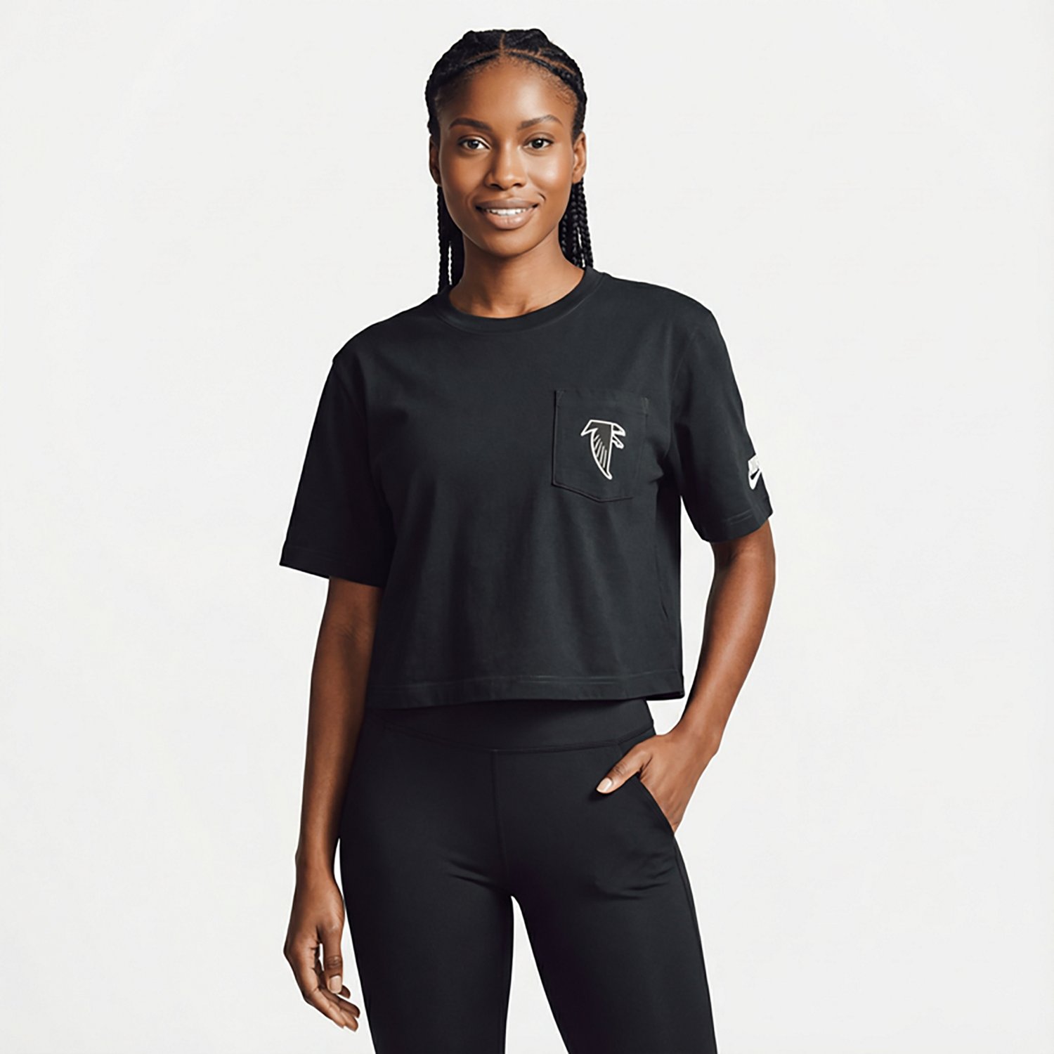 Nike Women's Falcons Rewind Pocket Boxy T-shirt - view number 2