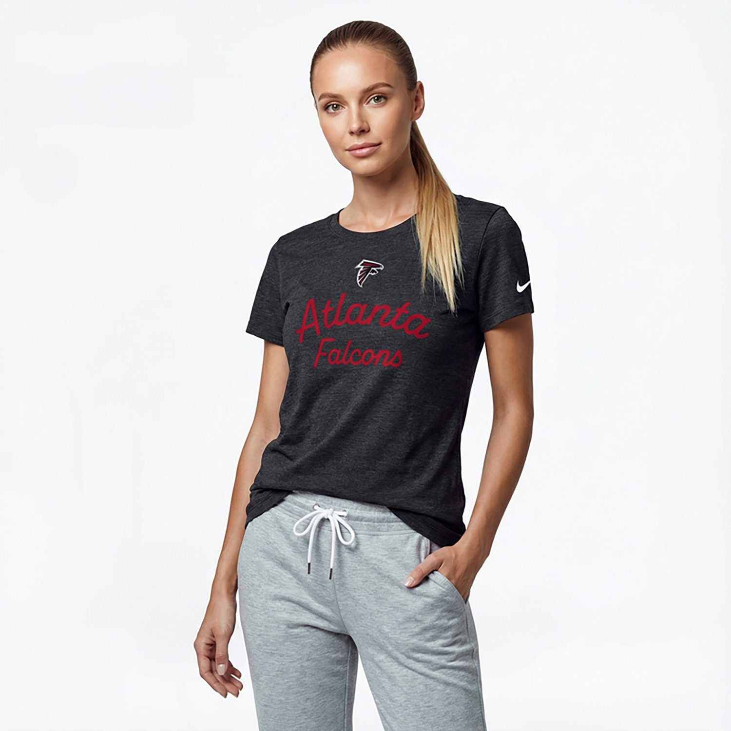 Nike Women's Falcons Triblend Fashion Top - view number 2