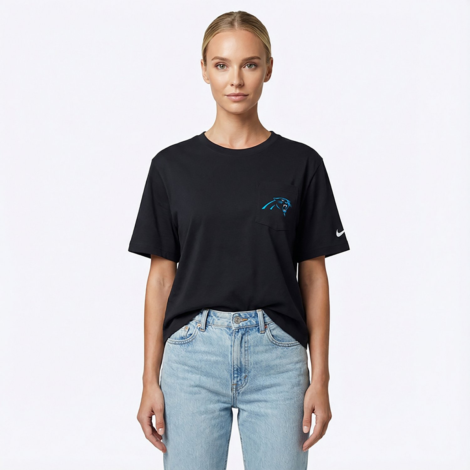 Nike Women's Panthers Rewind Pocket Boxy T-shirt - view number 2