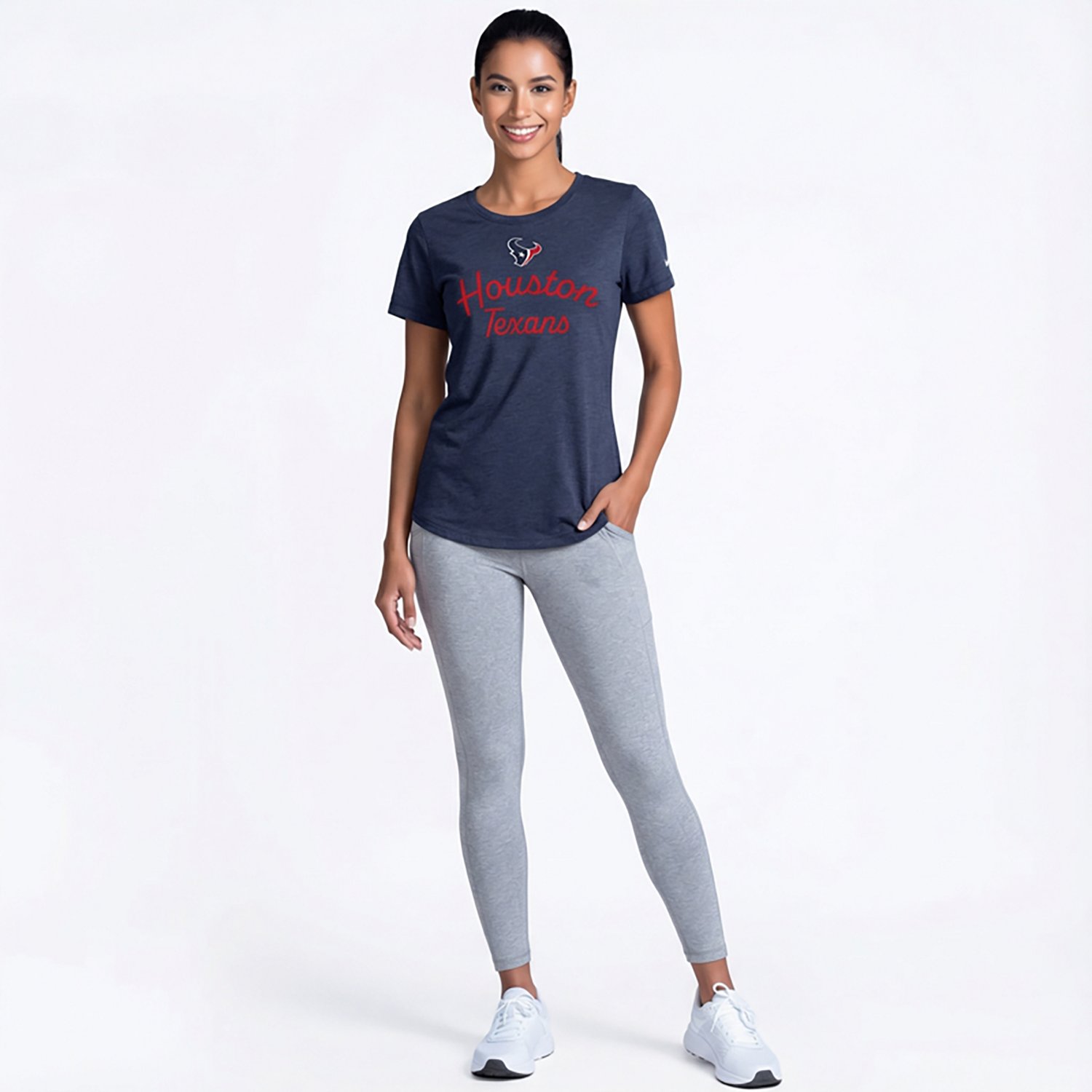 Nike Women's Houston Texans Triblend Fashion Graphic T-shirt